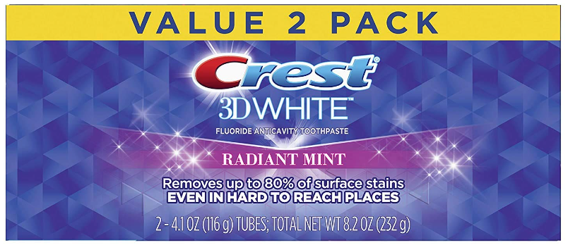 Crest 3D White Radiant Mint Twin Pack